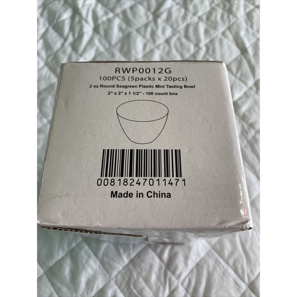 Restaurantware Mini Tasting Bowls, 2 0z., 100 Count box NEW! 😀 - Picture 7 of 11